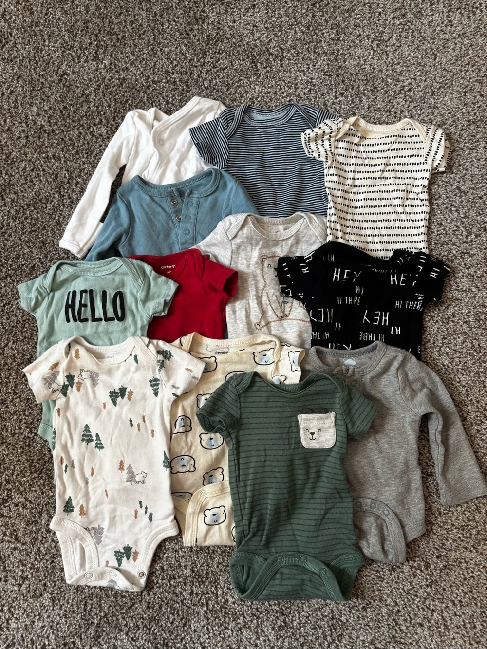 Newborn onesie bundle